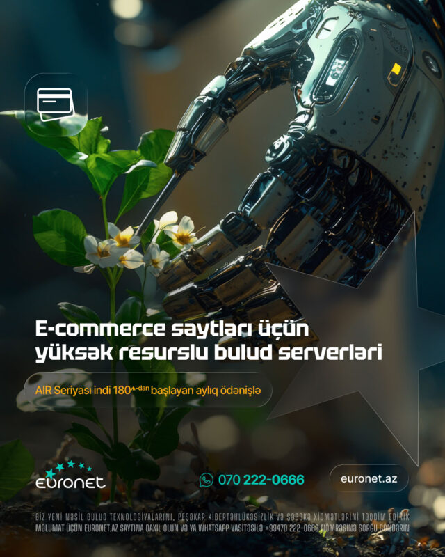 E-commerce saytları üçün yüksək resurslu bulud serverləri